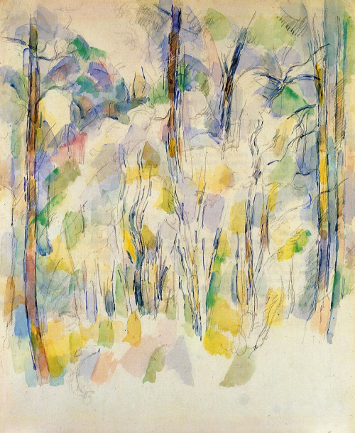 in the woods cezanne 1